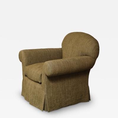 Skirted English Club Chair