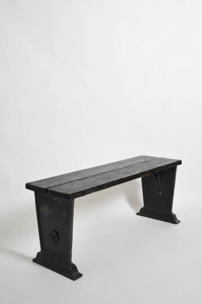 Skoglund Olson cast iron bench 1920s 