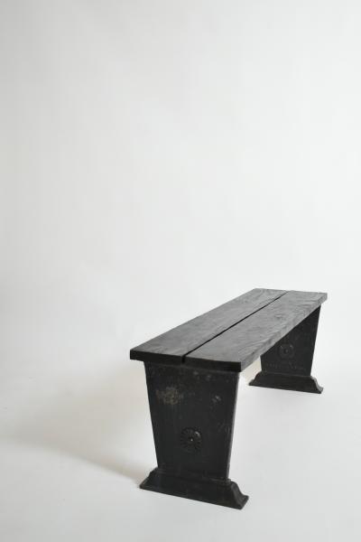 Skoglund Olson cast iron bench 1920s 