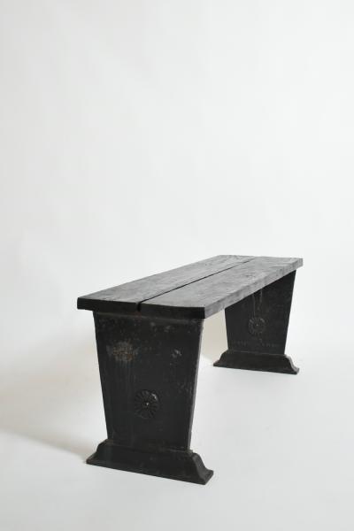 Skoglund Olson cast iron bench 1920s 