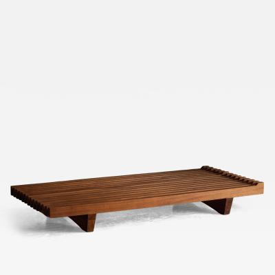 Slatted Daybed by Robert Anxionnat France circa 1960