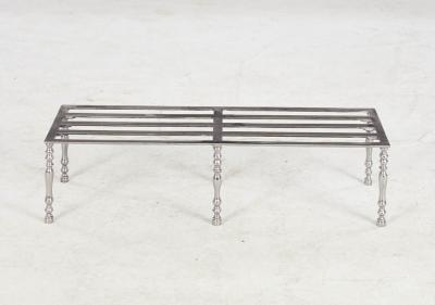 Slatted Six Leg Steel Luggage Stand