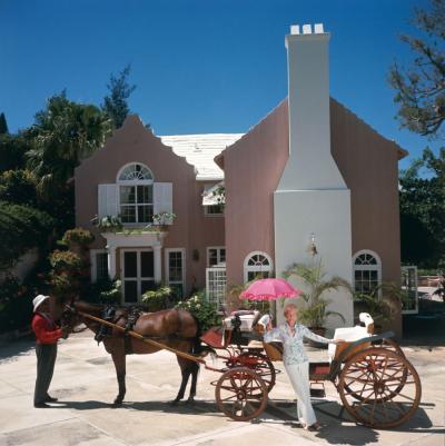 Slim Aarons Carriage Awaits