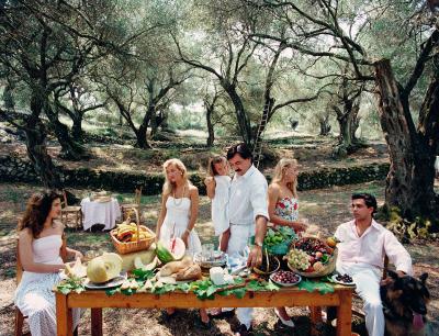Slim Aarons Corfu Picnic