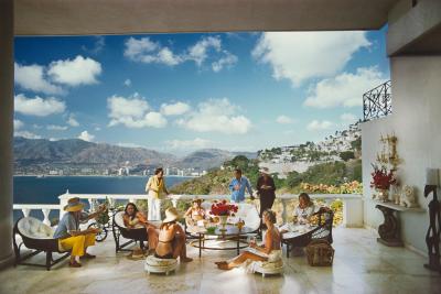 Slim Aarons Guests At Villa Nirvana