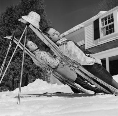 Slim Aarons New England Skiing