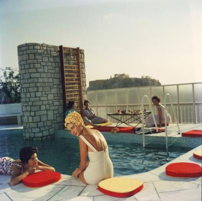 Slim Aarons Penthouse Pool