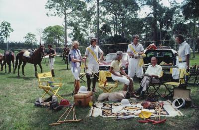 Slim Aarons Polo Party