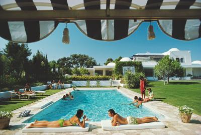 Slim Aarons Poolside In Sotogrande