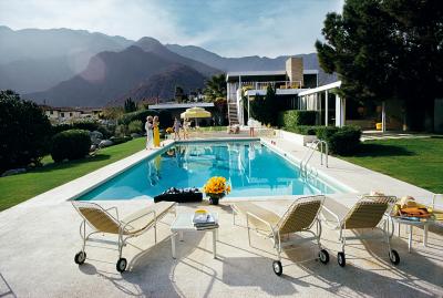 Slim Aarons Poolside Loungers
