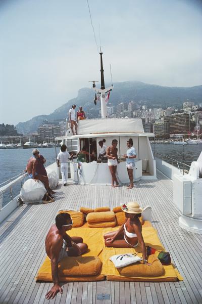 Slim Aarons Scottis Yacht