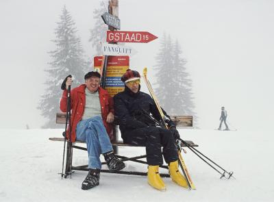 Slim Aarons Skiing Holiday