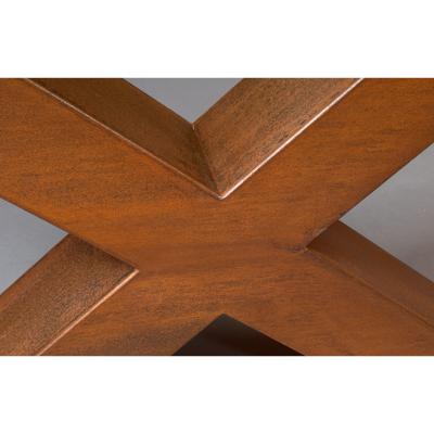 Slim Modernist Corten Steel Console France 1970s