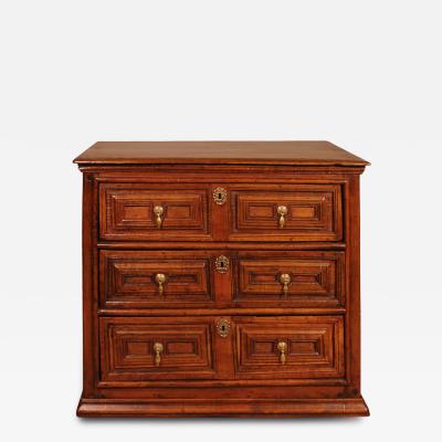 Small 17th Century Oak Chest Of Drawers William And Mary Period