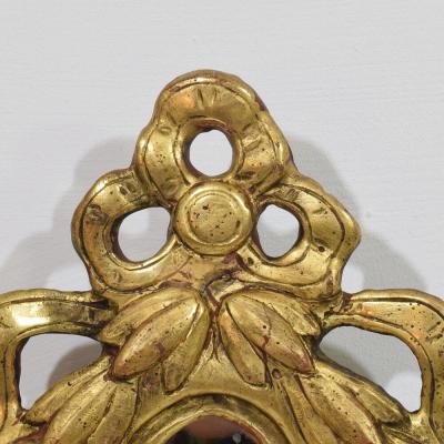 Small 18 19th Century French Giltwood Louis XVI Style Mirror