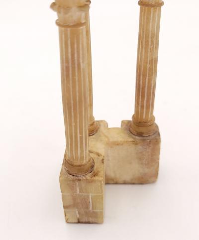 Small 19th Century Model of Columns at Roman Forum