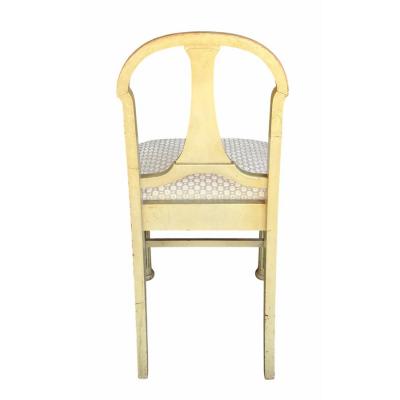 Small Antique French Painted Side Chair