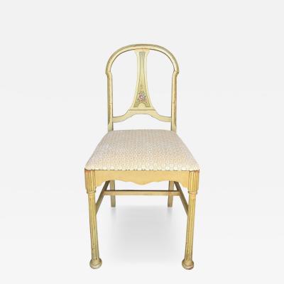 Small Antique French Painted Side Chair
