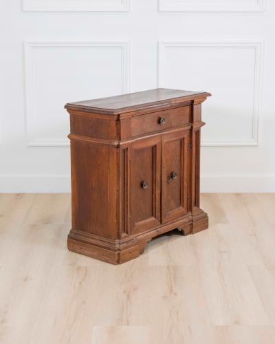 Small Antique Solid Wood Sideboard From The 18th Century Tuscany