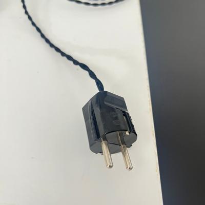 Small Art Deco Table Lamp Black Lacquer and Chrome Glass France circa 1930