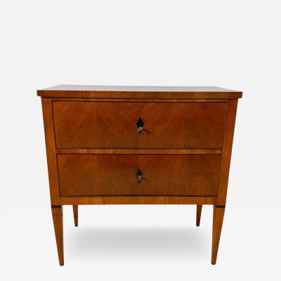 Small Biedermeier Chest of Two Drawers Cherry Wood South Germany circa 1820