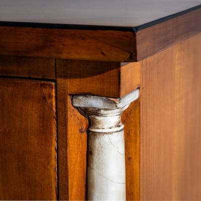 Small Chest of Drawers with Marble Columns Southern Germany circa 1810 1820