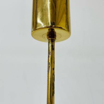 Small Circular German Mid Century Modern Ice Glass Chandelier Pendant 1970s