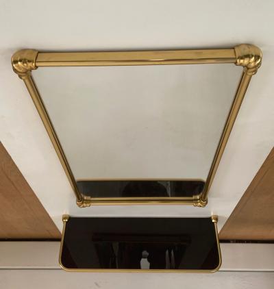 Small Console and Matching Mirror