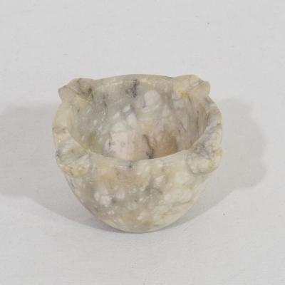 Small French 18th 19th Century Alabaster Mortar