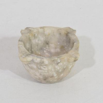 Small French 18th 19th Century Alabaster Mortar