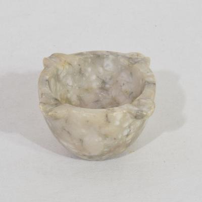 Small French 18th 19th Century Alabaster Mortar