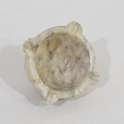 Small French 18th 19th Century Alabaster Mortar