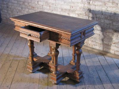 Small French Renaissance style Cross Lorraine Center Table