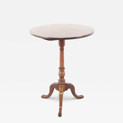 Small Fruitwood Candle Stand American circa 1790