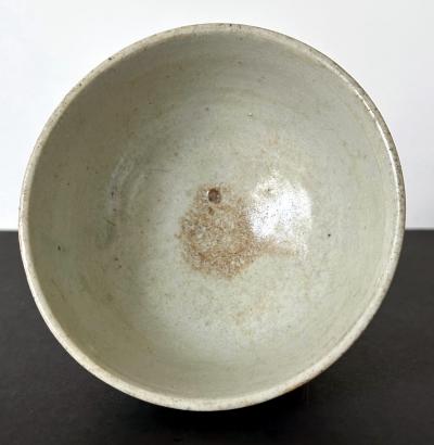 Small Korean White Ceramic Stem Bowl Joseon Dynasty