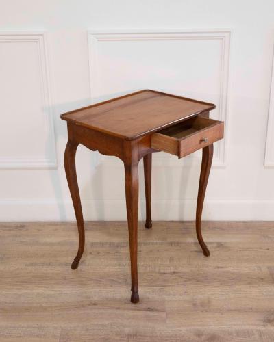 Small Louis XV Style Fruitwood Side Table Early 20th Century