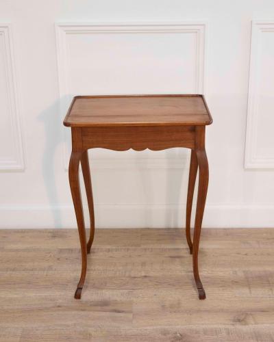 Small Louis XV Style Fruitwood Side Table Early 20th Century