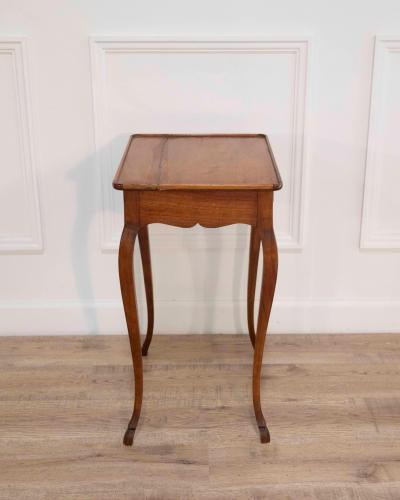 Small Louis XV Style Fruitwood Side Table Early 20th Century