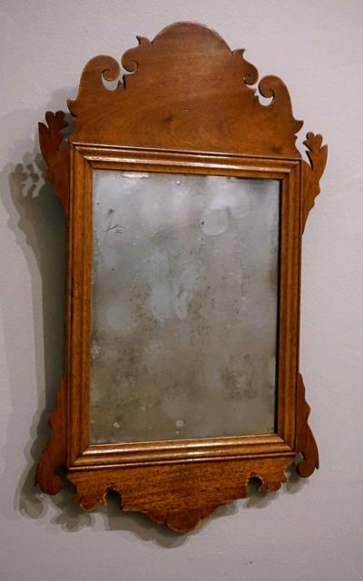 Small Mahogany Wall Mirror