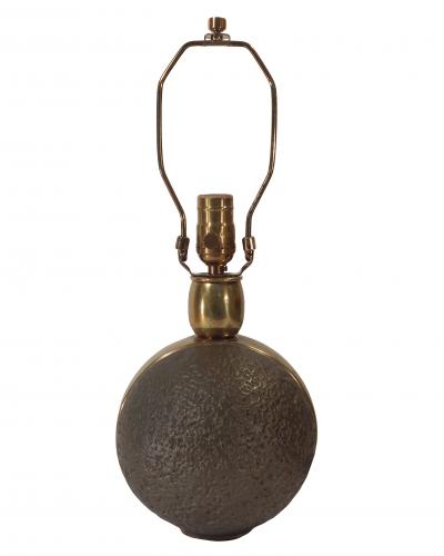 Small Meteorite Textured Lamp