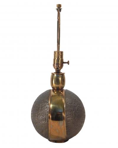 Small Meteorite Textured Lamp