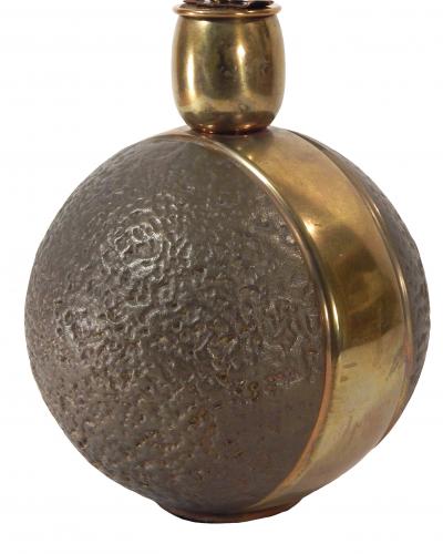 Small Meteorite Textured Lamp