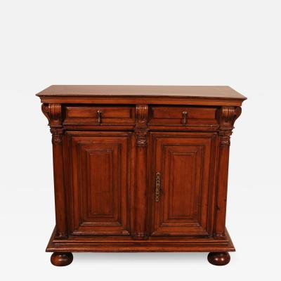 Small Renaissance Buffet In Walnut 17th Century From France