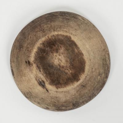 Small Rustic Swedish Turned Herb Bowl