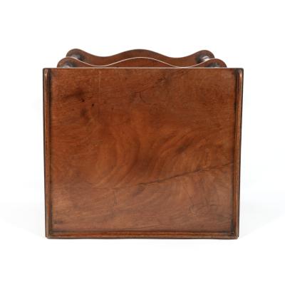 Small Scale Mahogany Triple Tier tag re English circa 1870