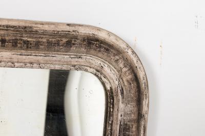 Small Silver French Louis Philippe Mirror late 19th century