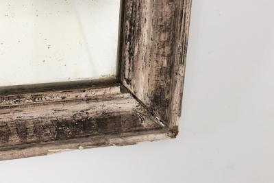 Small Silver French Louis Philippe Mirror late 19th century