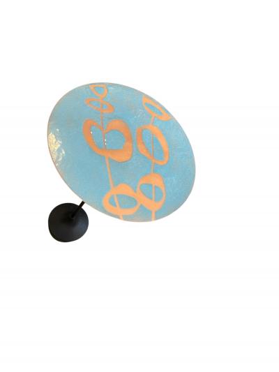 Small enameled side table