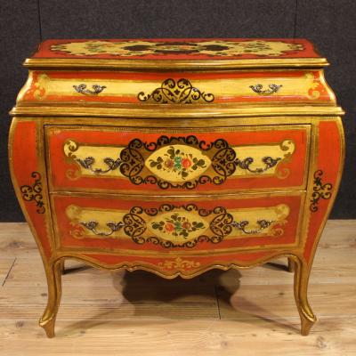 Small lacquered dresser in Tuscan style from the 20th century