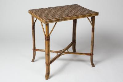 Small rattan lounge France around 1930